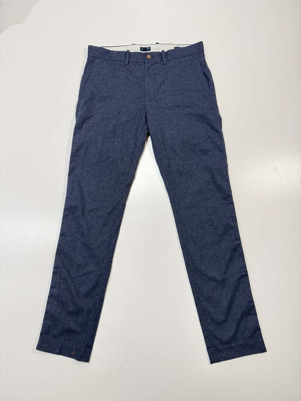 J. Crew Mens Flex Slim Fit Pants Size 30x32 Blue Chinos Preppy Ivy League Workwe